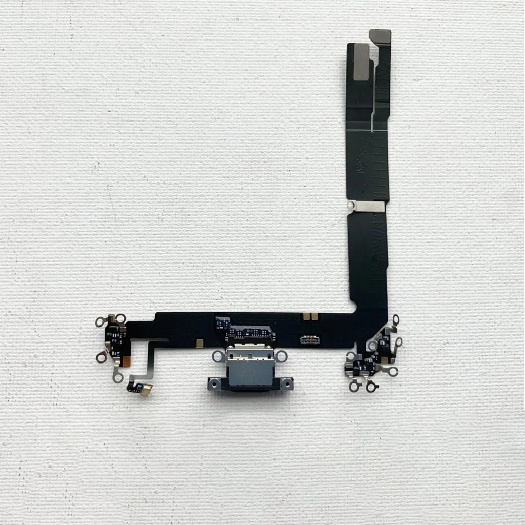 Genuine Apple iPhone 16 Plus Charging Port Flex Connector Ribbon (Black) Replacement