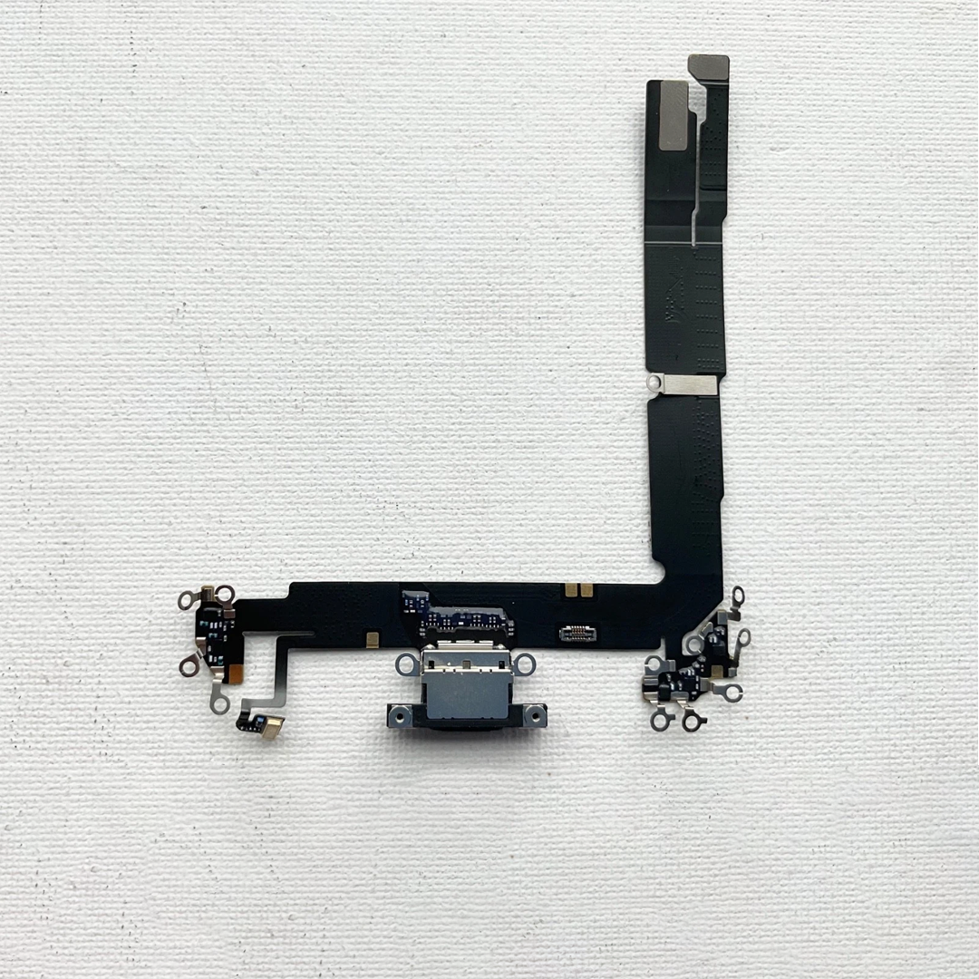 Genuine Apple iPhone 16 Plus Charging Port Flex Connector Ribbon (Black) Replacement Genuine Apple iPhone 16 Plus Charging Port Flex Connector Ribbon (Black) Replacement